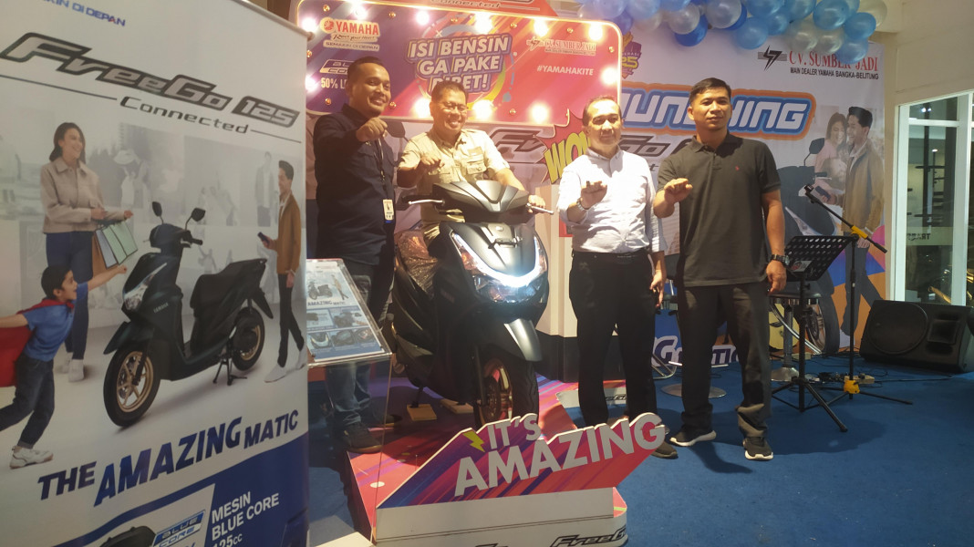 Berikan Kejutan Akhir Tahun, Yamaha Hadirkan Produk Terbaru FreeGo 125 Connected